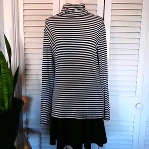 Striped Turtleneck